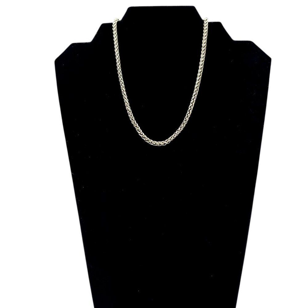 Silvertone Wheat Chain - Picture 2 of 5